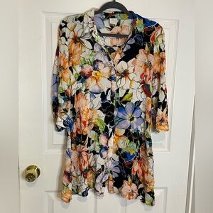 CUPIO - PRINTED FLORAL TUNIC